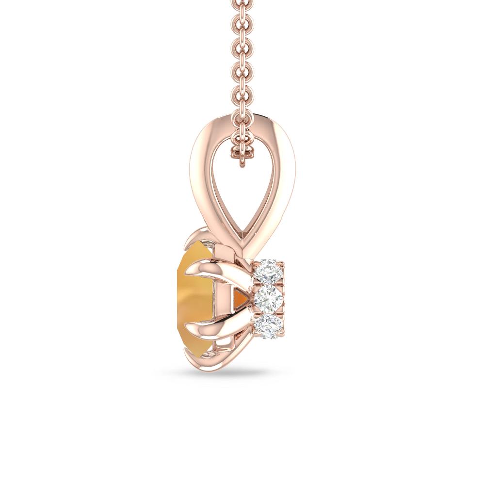 Rose Gold - Citrine