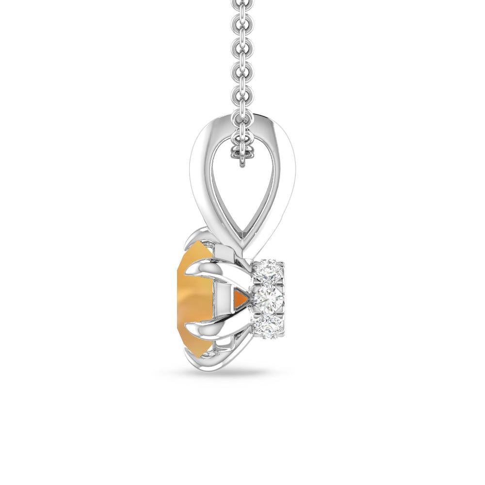 White Gold - Citrine