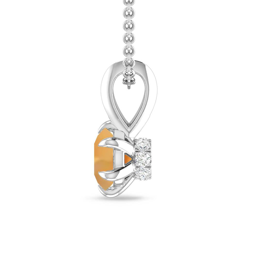 White Gold - Citrine