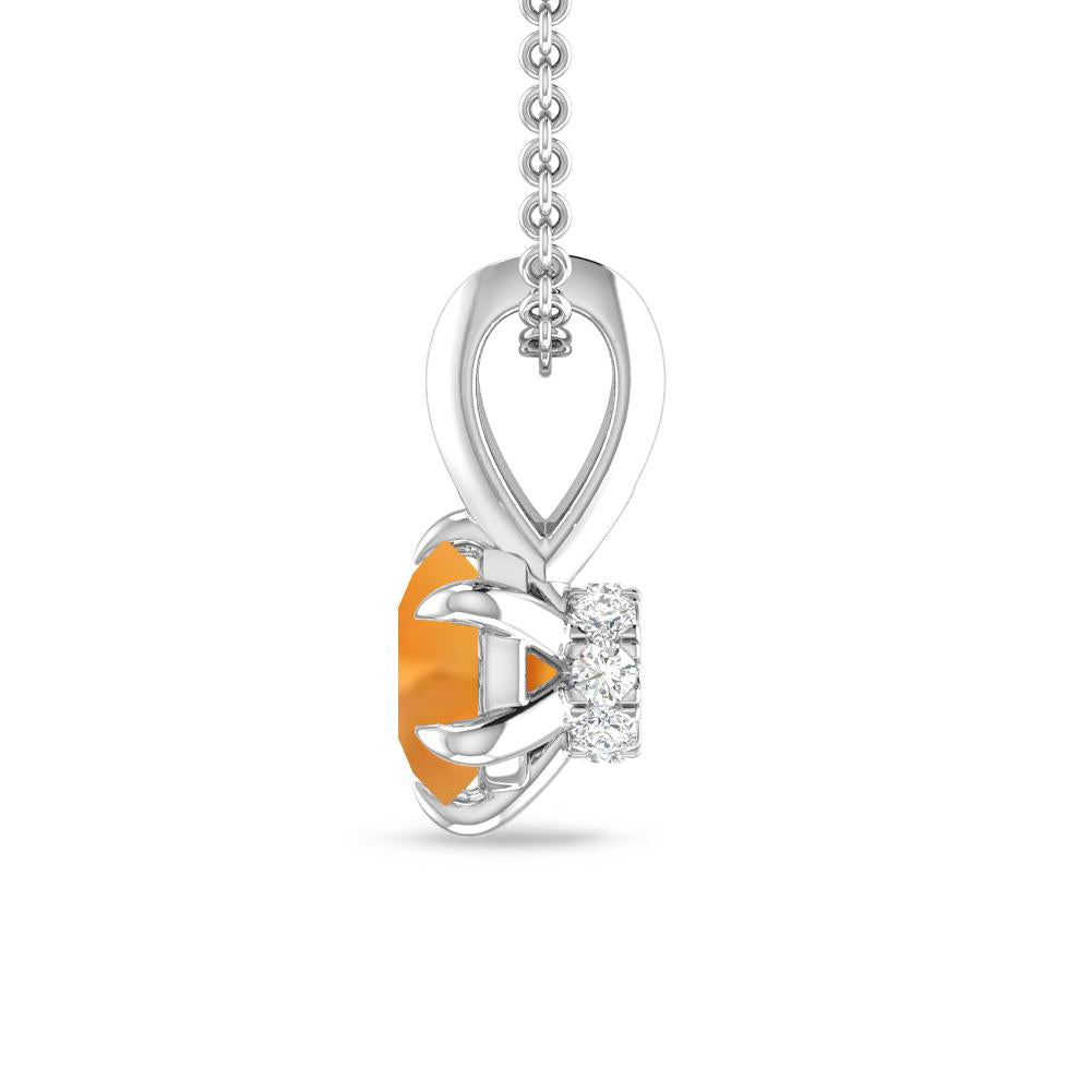 White Gold - Citrine