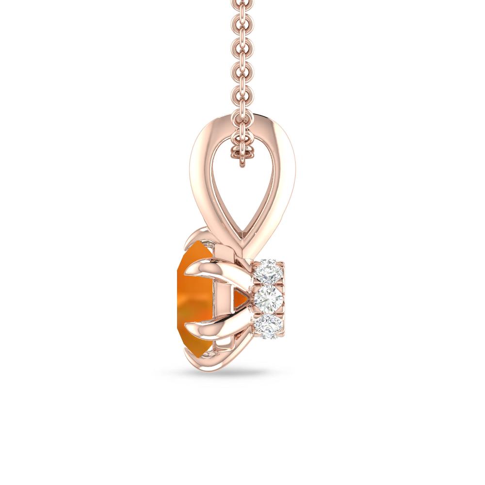 Rose Gold - Citrine