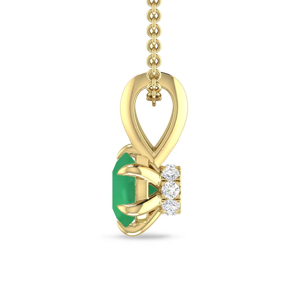 Yellow Gold - Emerald