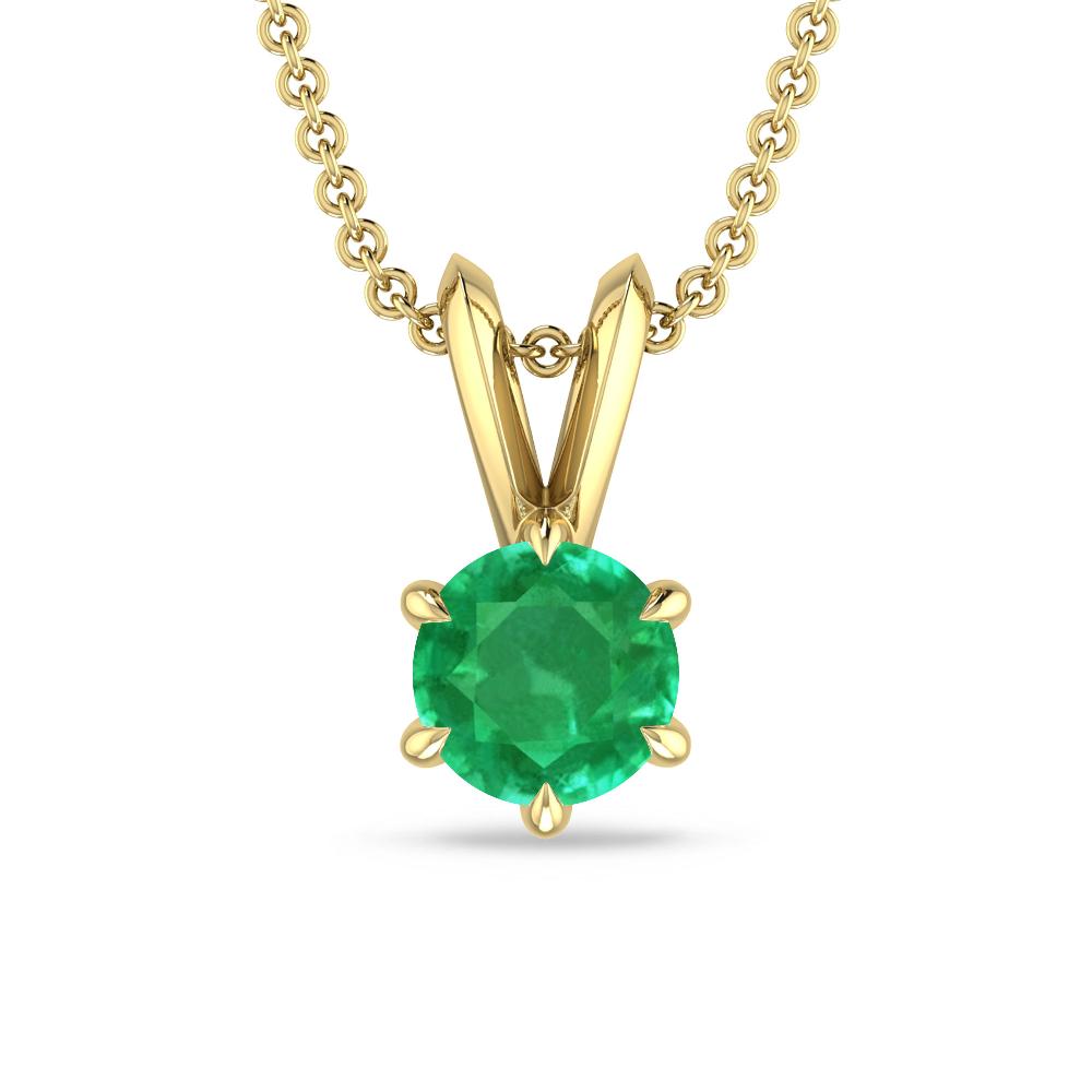 Yellow Gold - Emerald