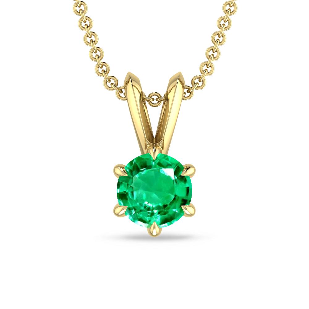 Yellow Gold - Emerald