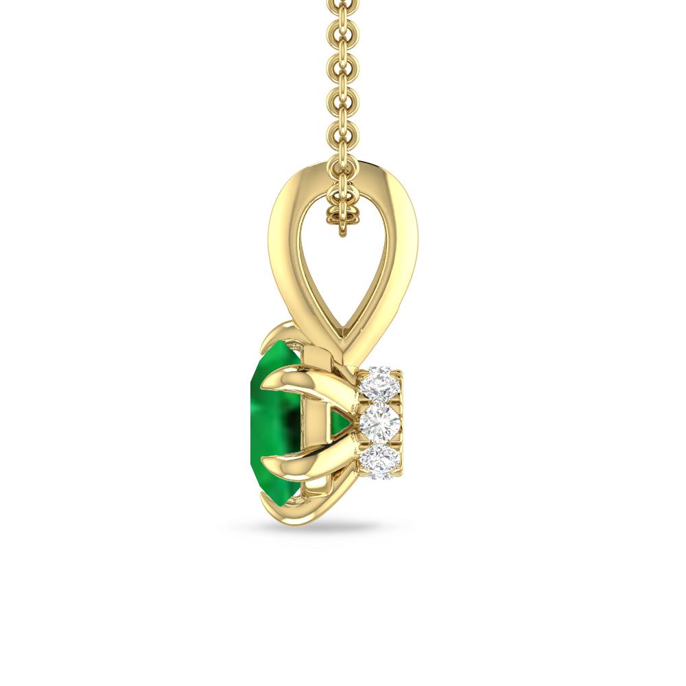 Yellow Gold - Emerald