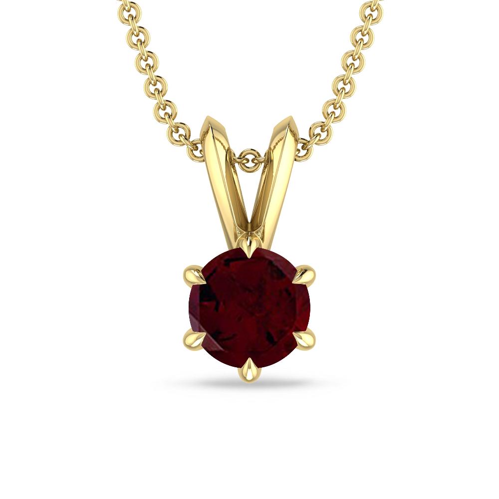 Yellow Gold - Garnet