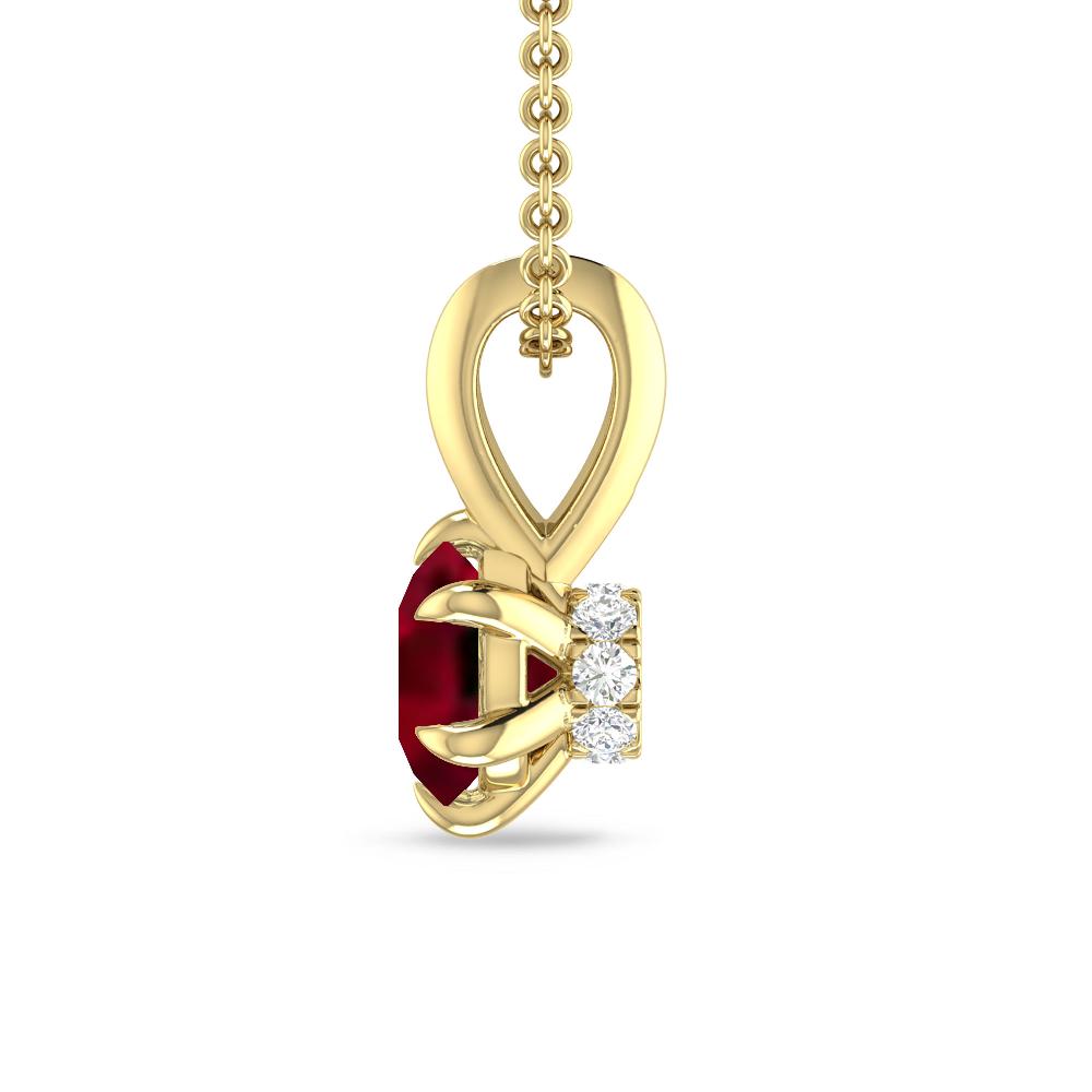 Yellow Gold - Garnet