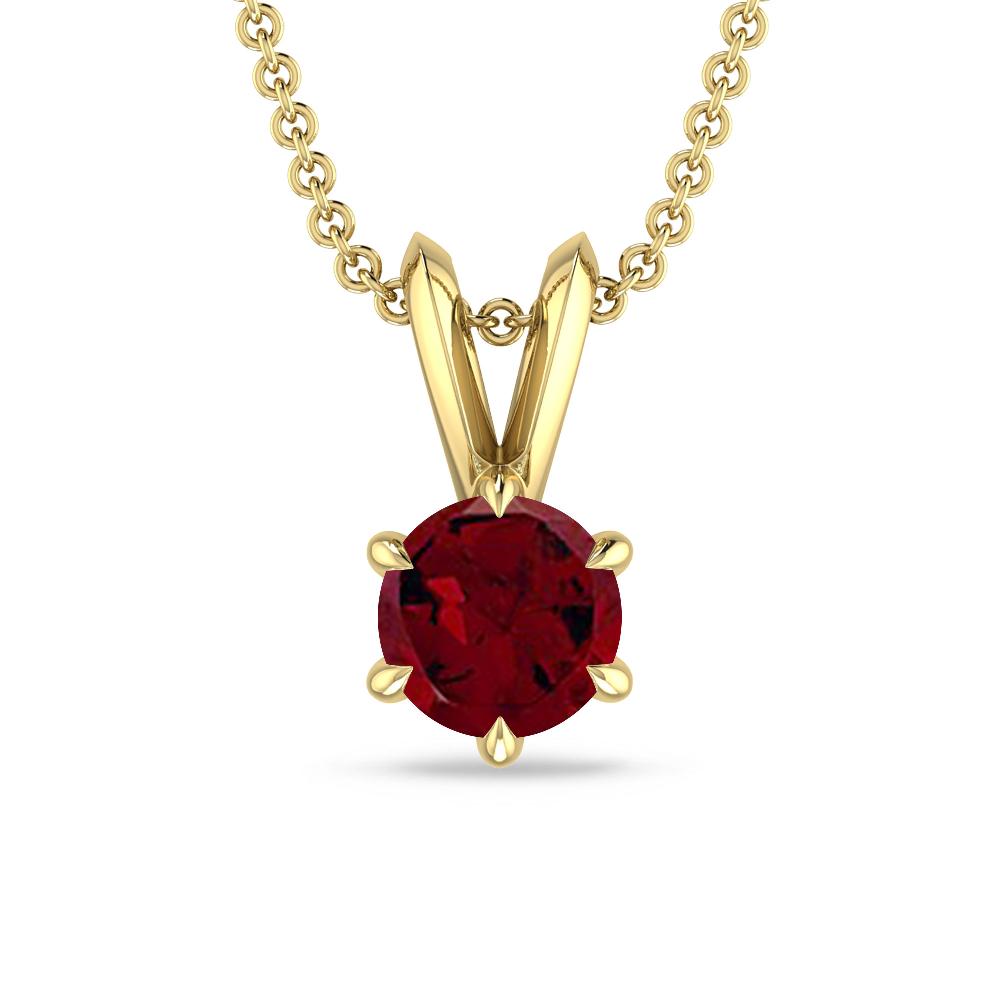 Yellow Gold - Garnet