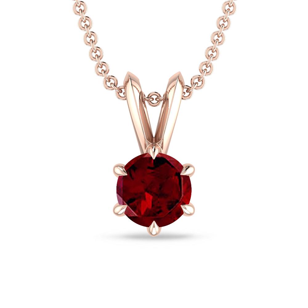 Rose Gold - Garnet