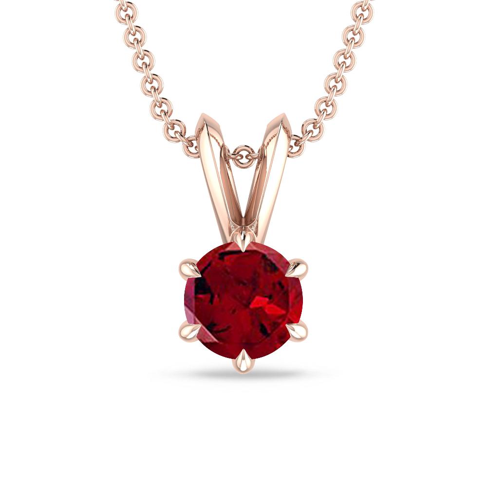 Rose Gold - Garnet