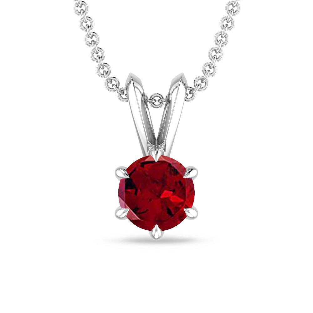 White Gold - Garnet