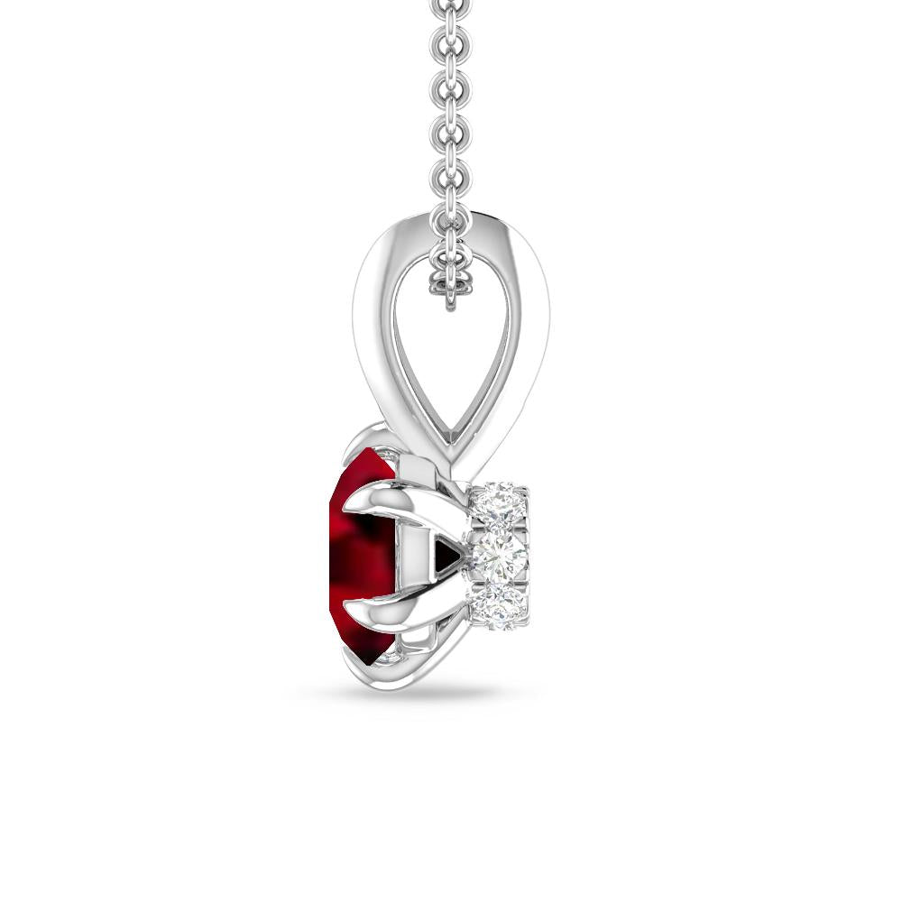 White Gold - Garnet