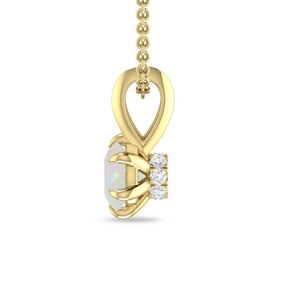 Yellow Gold - Opal