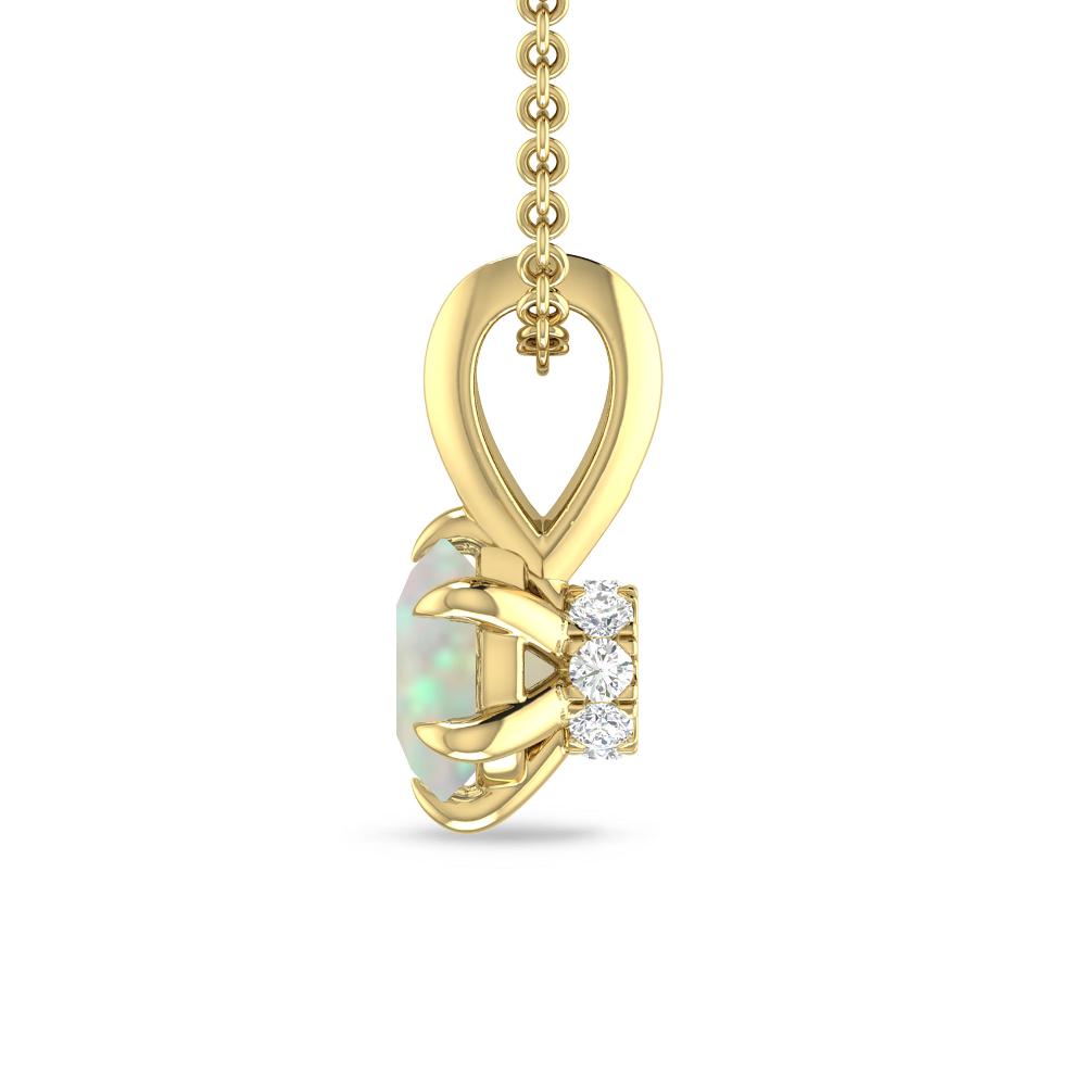 Yellow Gold - Opal