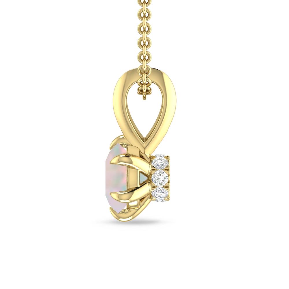 Yellow Gold - Opal