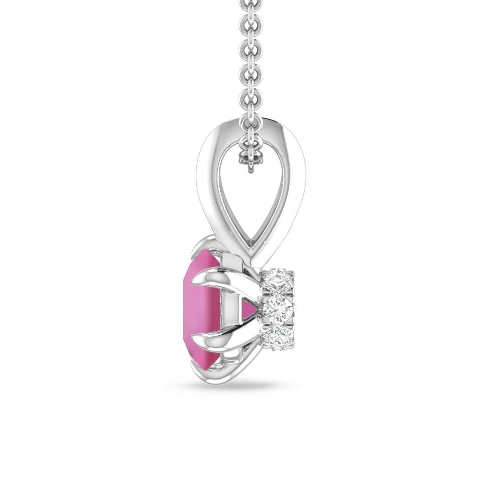 White Gold - Pink Tourmaline