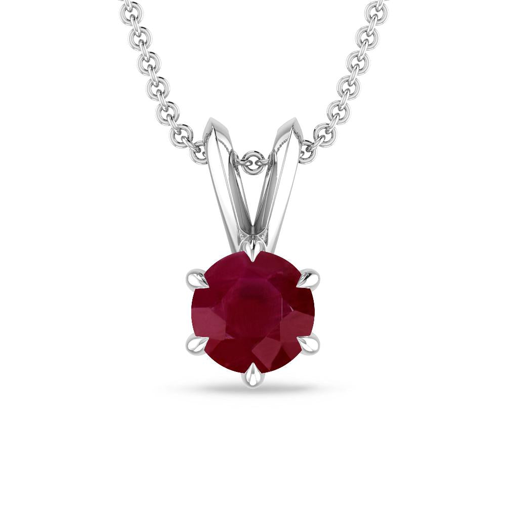 White Gold - Ruby