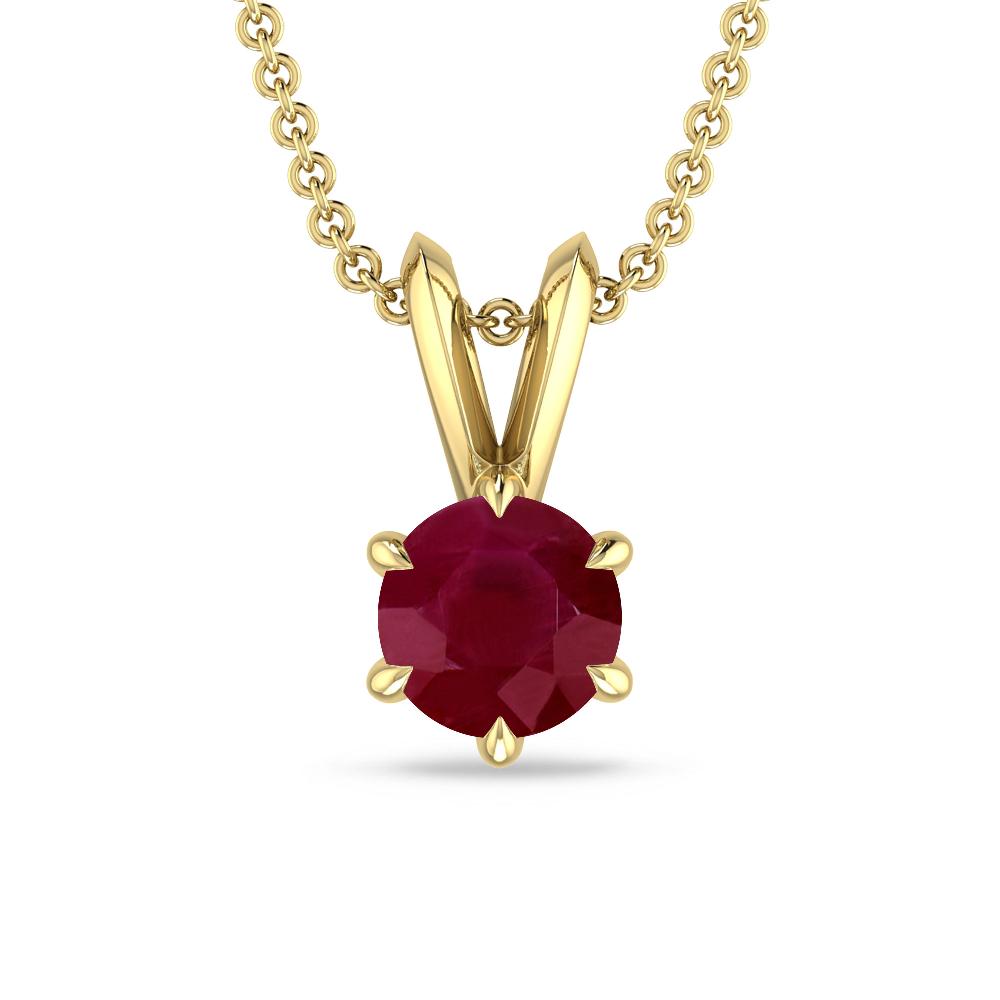 Yellow Gold - Ruby