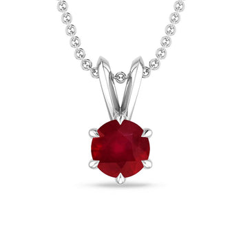 White Gold - Ruby