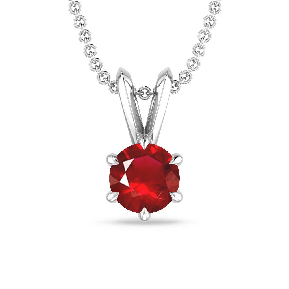 White Gold - Ruby