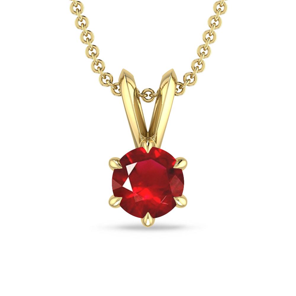 Yellow Gold - Ruby