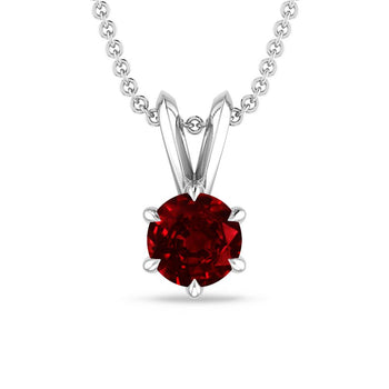 White Gold - Ruby