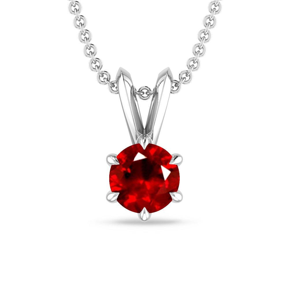 White Gold - Ruby