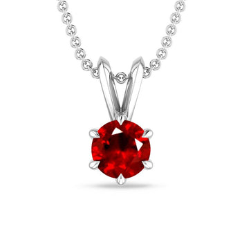 White Gold - Ruby