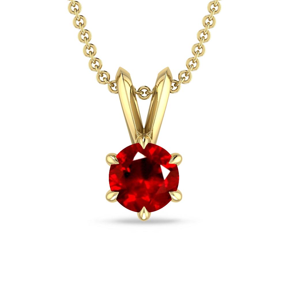 Yellow Gold - Ruby