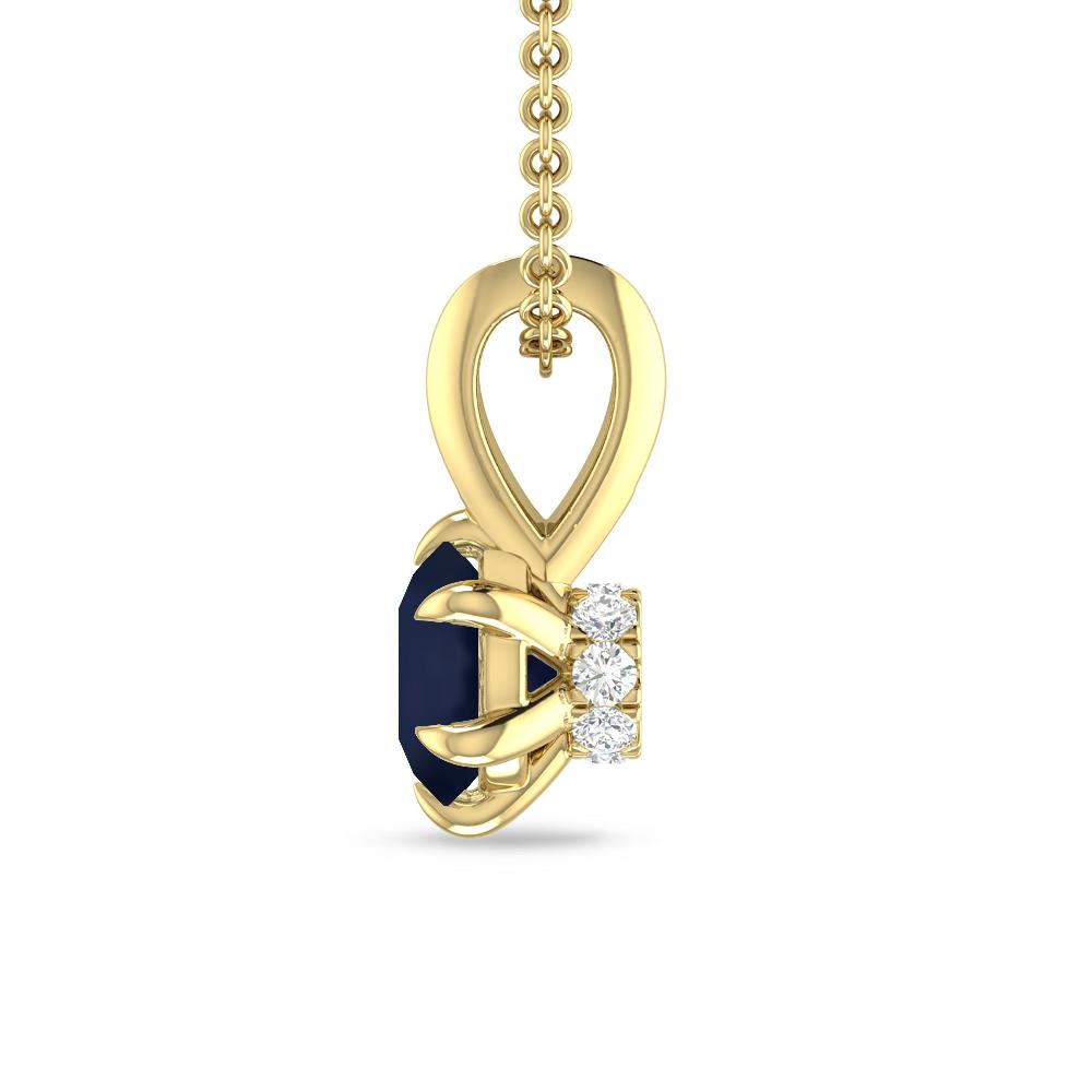 Yellow Gold - Sapphire