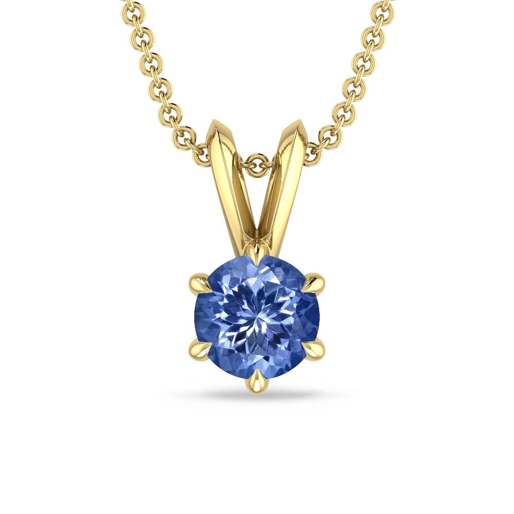 Yellow Gold - Tanzanite