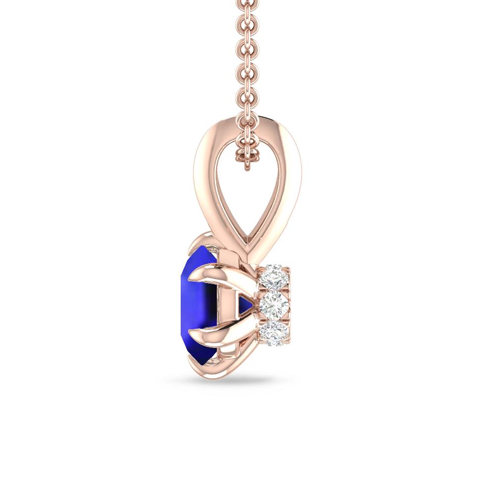 Rose Gold - Tanzanite