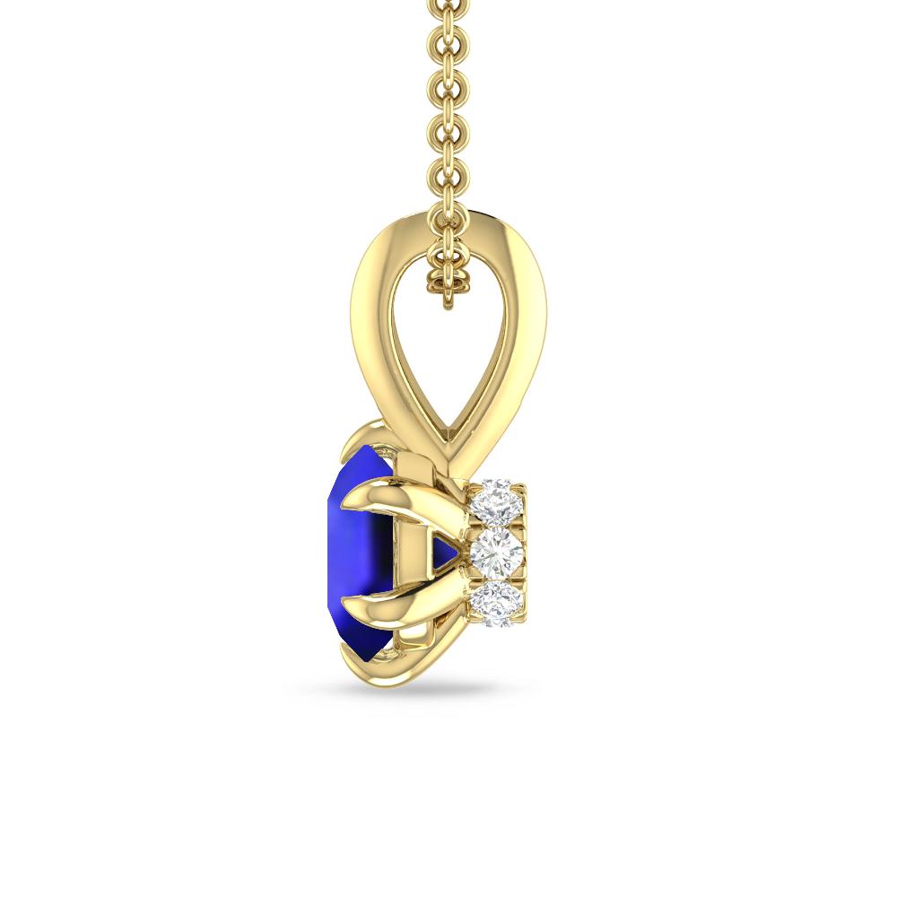 Yellow Gold - Tanzanite