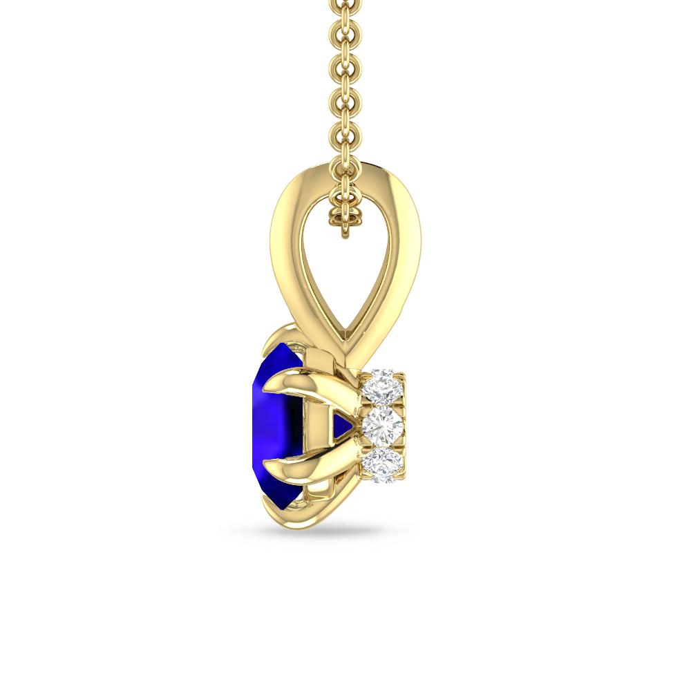 Yellow Gold - Tanzanite