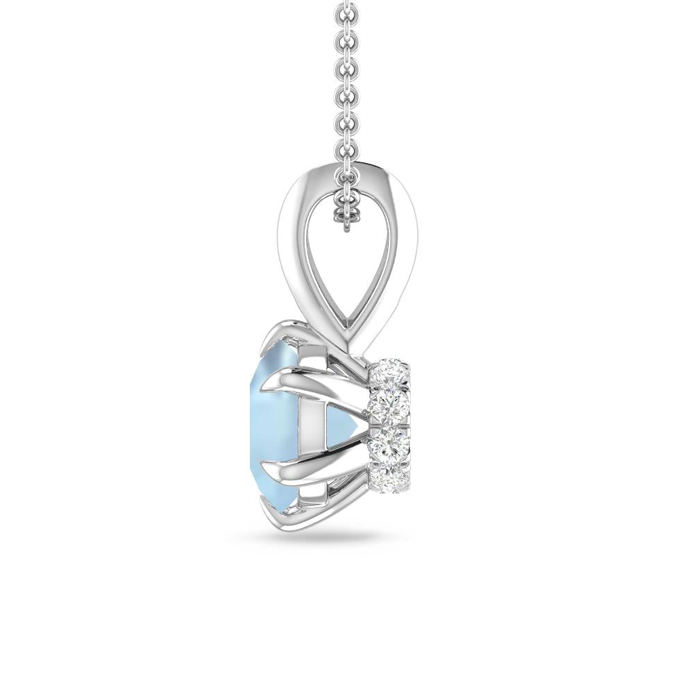 White Gold - Aquamarine