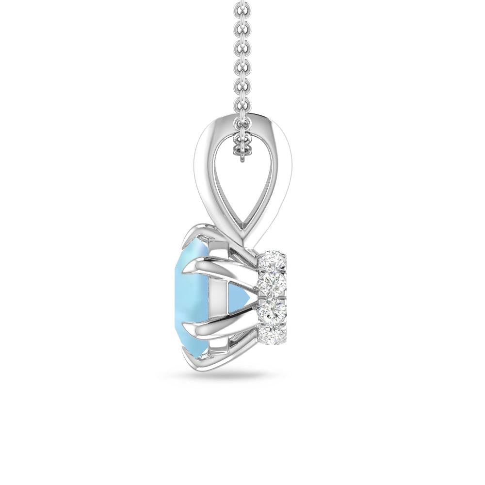 White Gold - Aquamarine