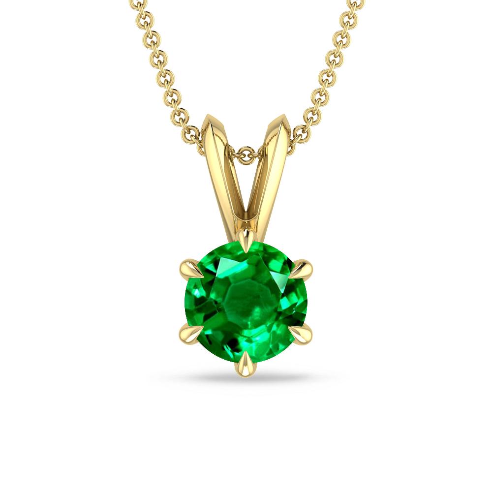 Yellow Gold - Emerald