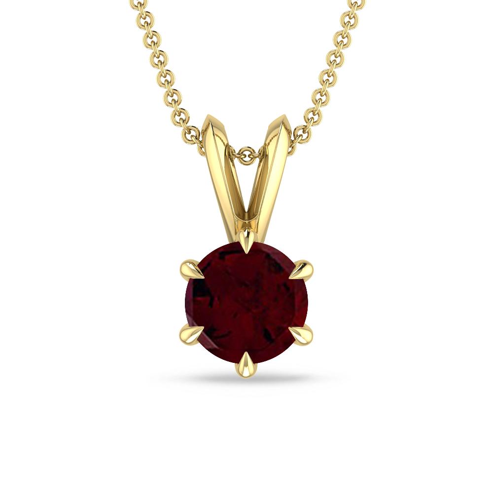 Yellow Gold - Garnet