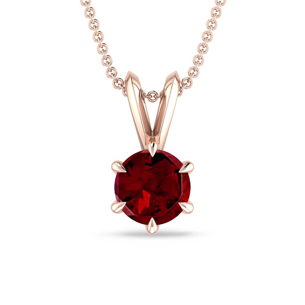 Rose Gold - Garnet