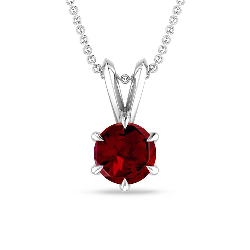 White Gold - Garnet