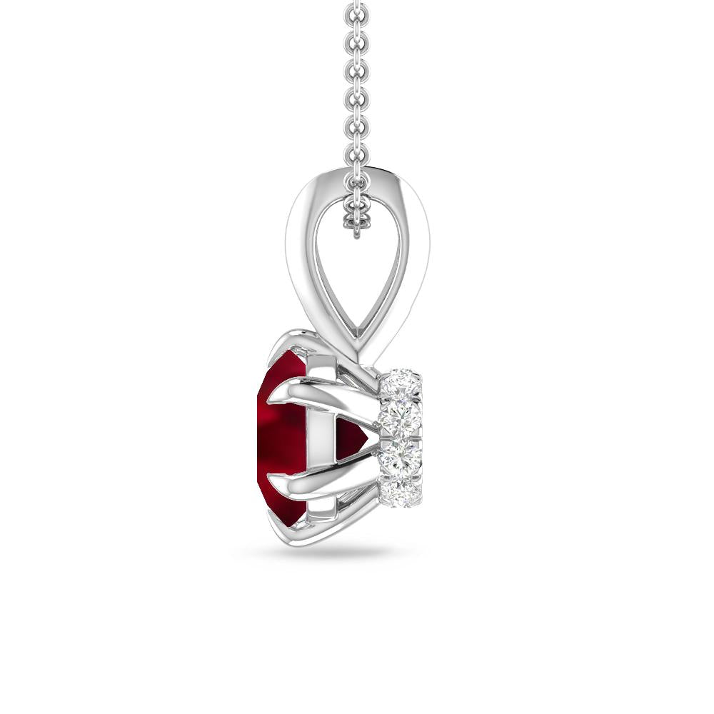 White Gold - Garnet