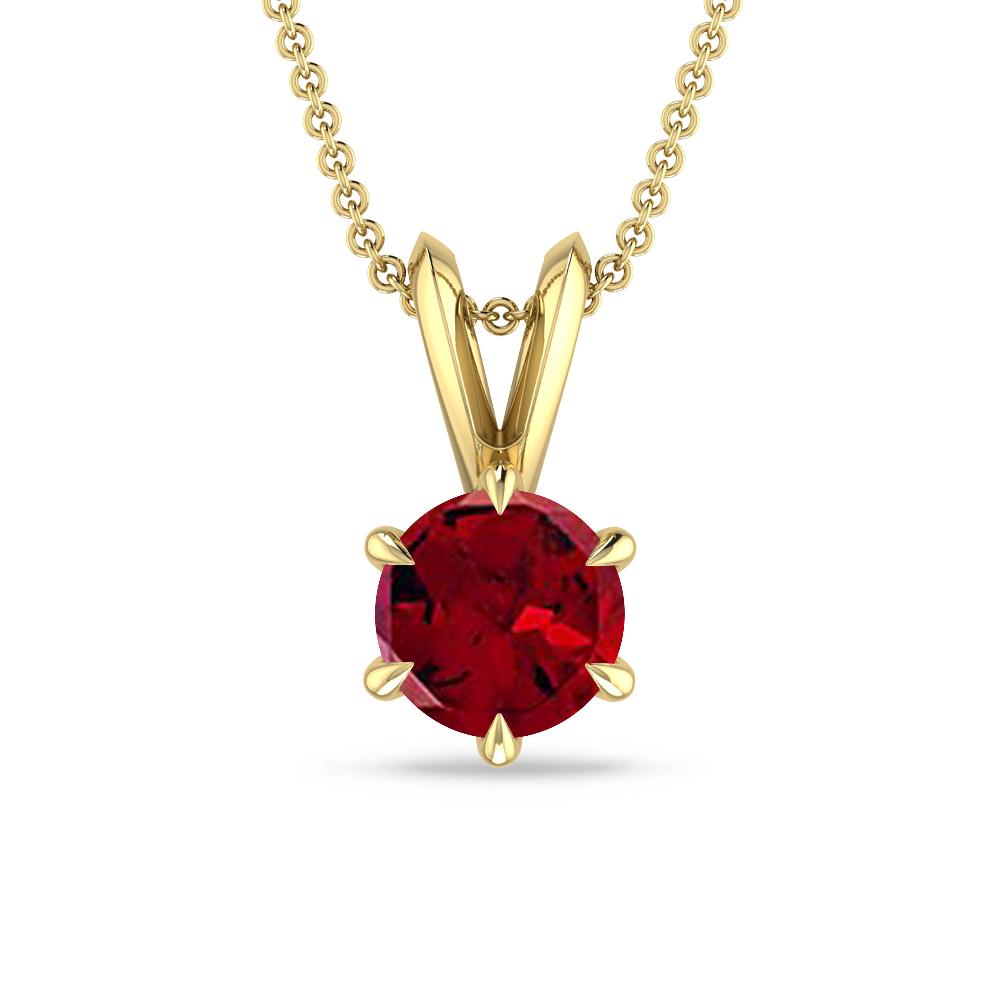 Yellow Gold - Garnet