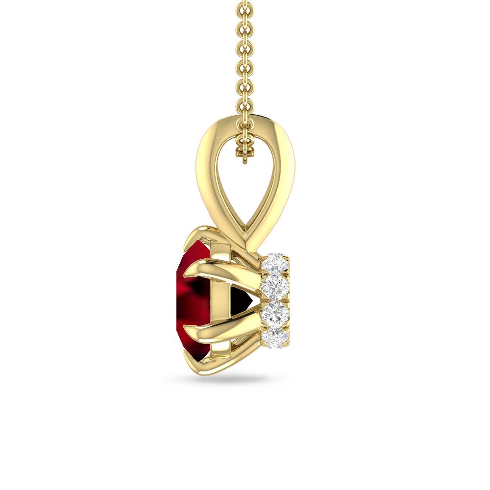 Yellow Gold - Garnet