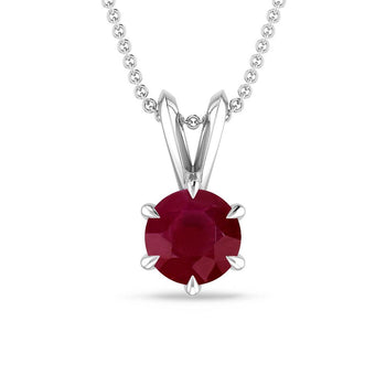 White Gold - Ruby