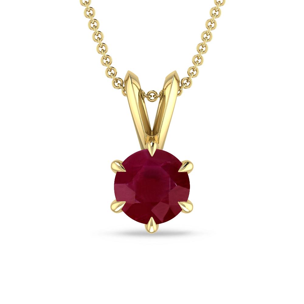 Yellow Gold - Ruby