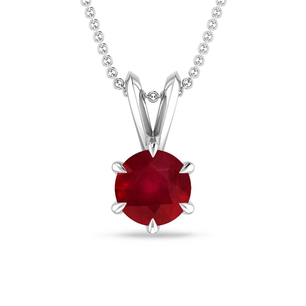 White Gold - Ruby