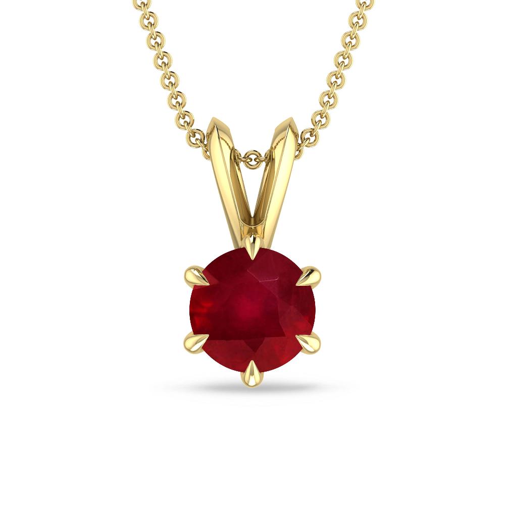 Yellow Gold - Ruby