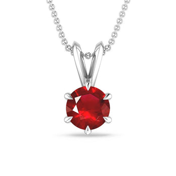 White Gold - Ruby