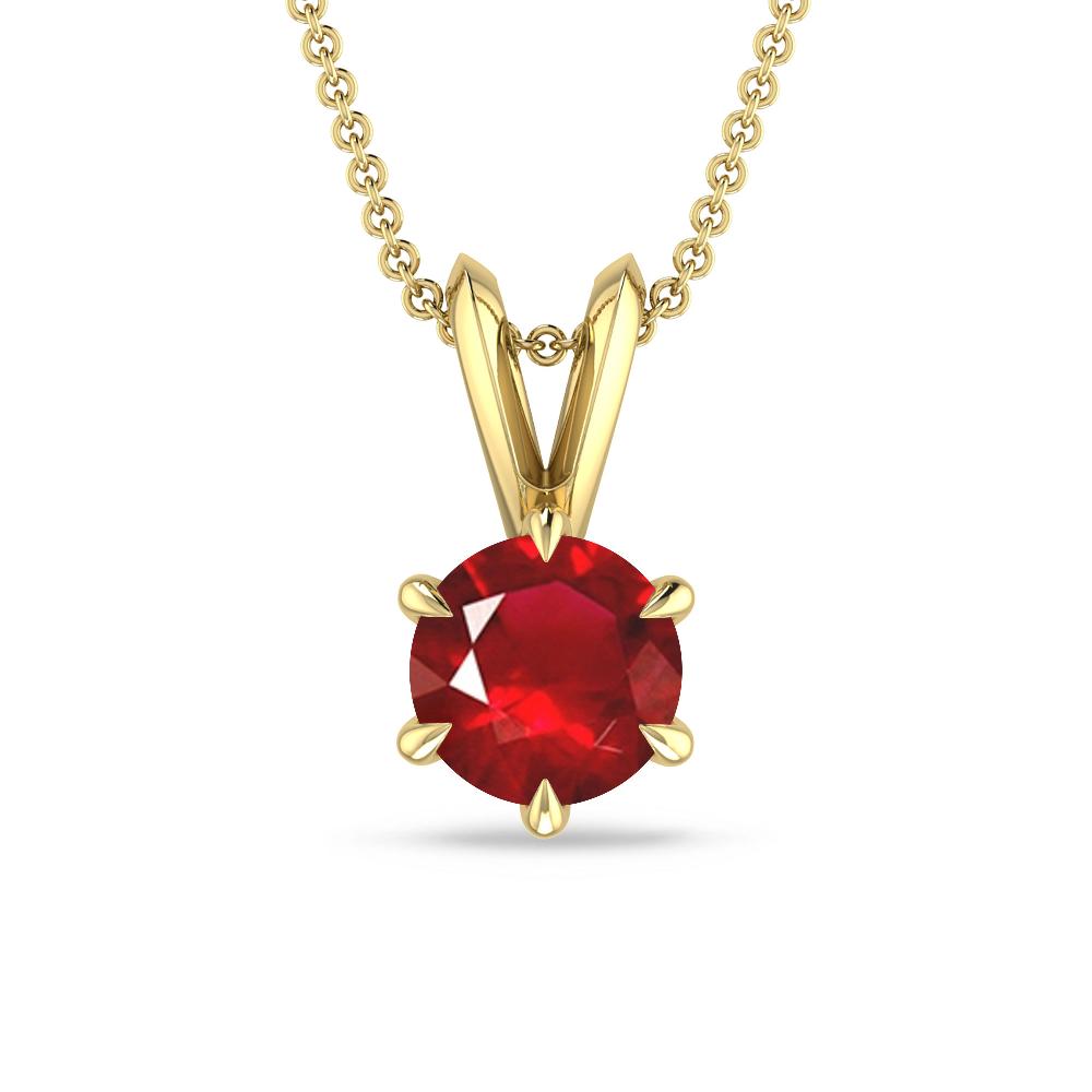 Yellow Gold - Ruby