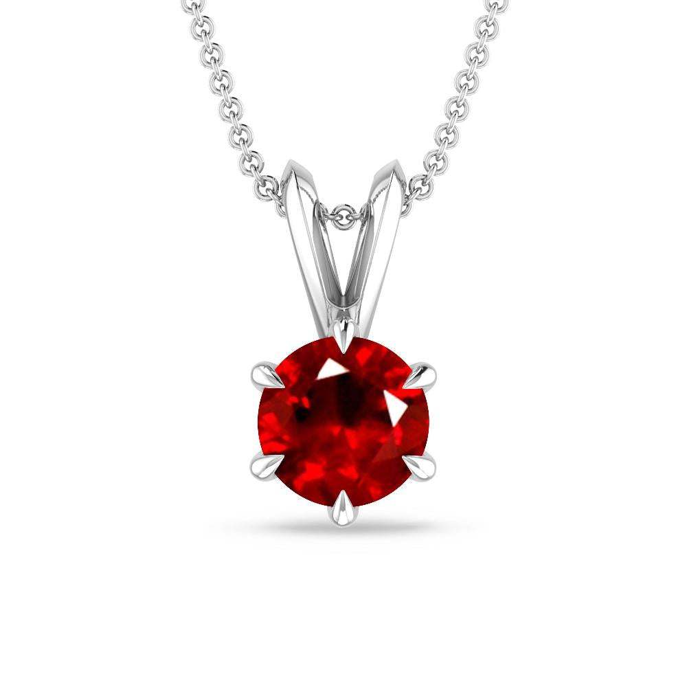 White Gold - Ruby